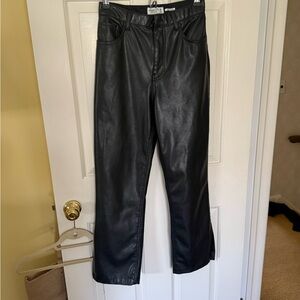 Abercrombie Leather Jeans